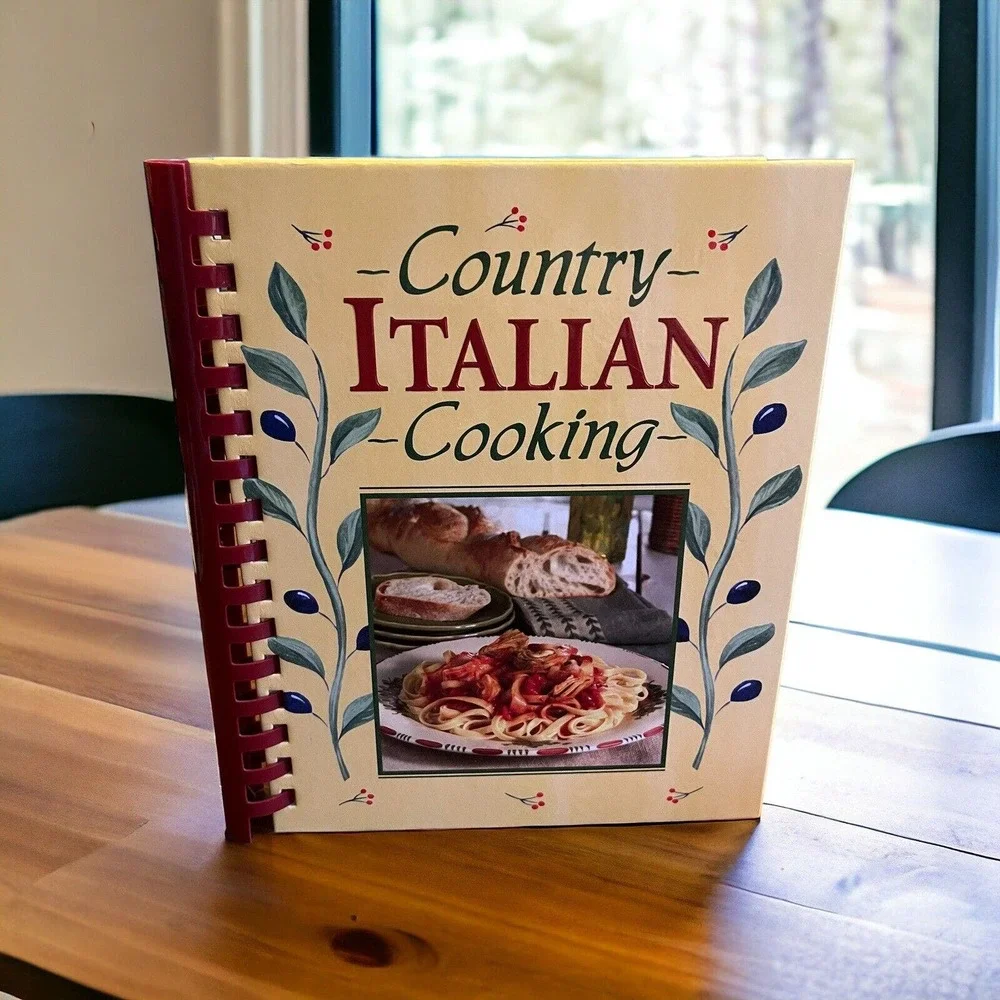 Country Italian Cooking - Ring-bound By Publications Editors Cookbook Recipes - Picture 1 of 7